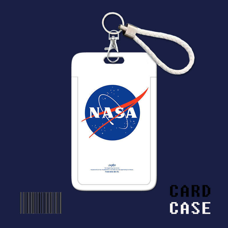 NASA身份证学生饭卡工牌门禁卡公交地铁钥匙扣挂绳工作证件保定制