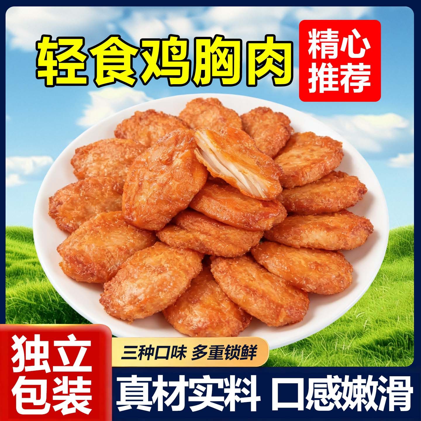 网红爆款鸡排开袋即食熟食卤味解馋零食小吃休闲食品奥尔良鸡胸肉,零食/坚果/特产,鸡肉零食,淘宝优惠券,粉丝福利购,淘宝优惠卷