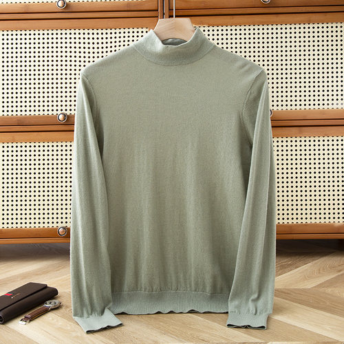 精纺16针48支100%纯山羊绒衫 天猫正品保障