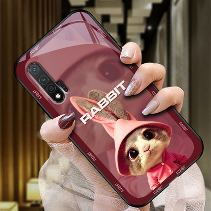 适用于华为nova6(5G)手机壳nova5pro玻璃n0va4e全包防摔nevo3i硅胶2plus软边硬壳6se男女4G可爱青兔5ipro新2s