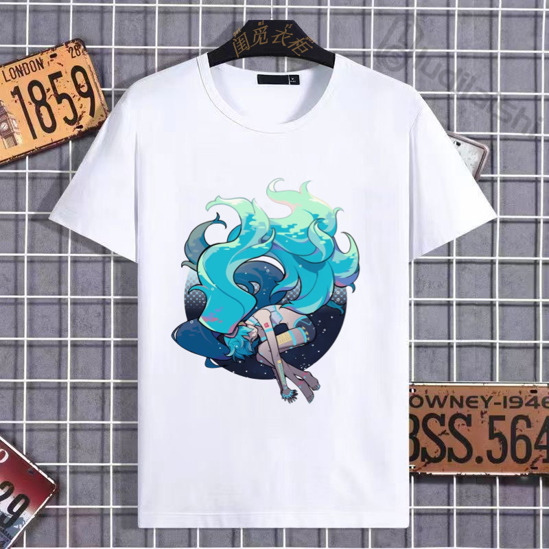 动漫日系初音未来周边联名短袖