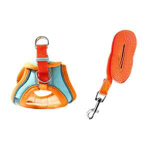 兔子牵引绳遛兔子专用防挣脱荷兰猪侏儒兔外出兔绳可调节兔兔用品