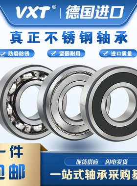 VXT不锈钢进口轴承S6306 S6307 S6308 S6309 S6310 S6311Z-ZZ-2RS
