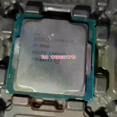 [议价维修]i3-9100桌上型电脑拆机CPU，成色如图！