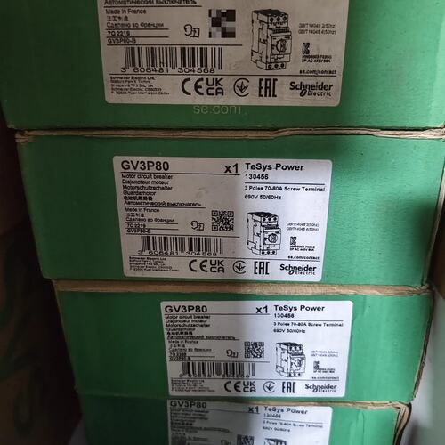 议价全新GV3P80电动机断路器，TeSys Power系