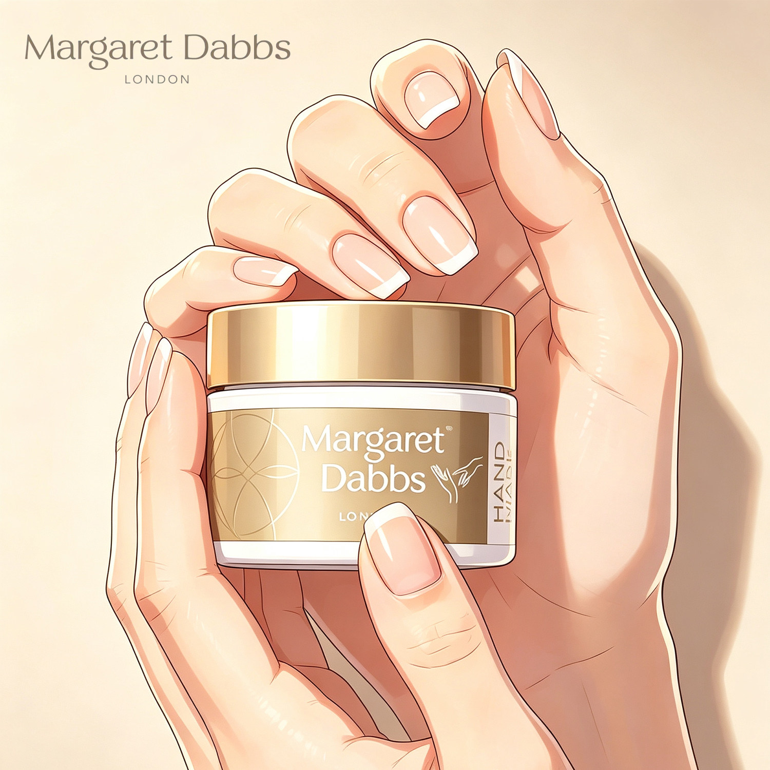 保税区直发 Margaret Dabbs 多效修护手膜小金罐 奢华修护手套