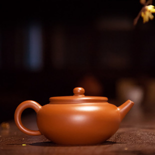 和记张生扁鼓紫砂壶宜兴手工朱泥大容量功夫泡茶壶正宗家用仿古壶