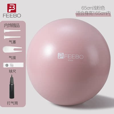 新FEEBO菲柏瑜伽球加厚防爆健身球儿童瑞士球女孕妇助产平衡筋膜