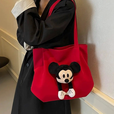 大容量单肩手提通勤牛津布托特包