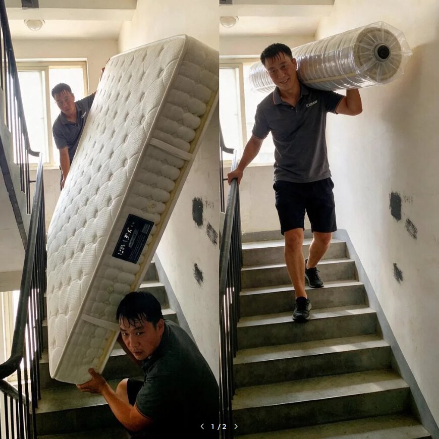 定金价格一只装无抽磁弹簧床垫真空压缩袋打包收纳搬运托运保护袋图片
