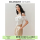 MAXRIENY复古优雅仿珍珠链条上衣 奥莱