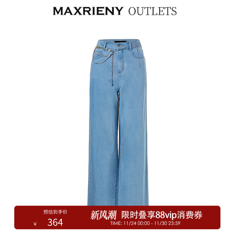 经典阔腿裤修饰腿形,高腰款式拉长身材比例