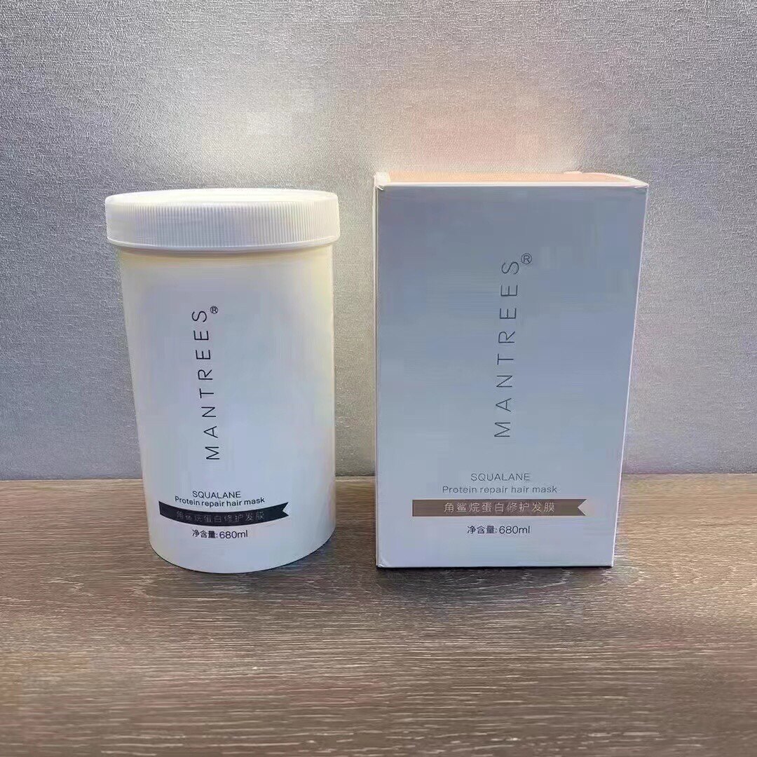 正品曼萃丝角鲨烷蛋白修复保湿营养发膜干枯头发柔顺护发素倒膜