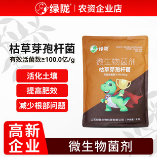 绿陇枯草芽孢杆菌有益菌改良土壤缓解重茬生物菌肥农用微生物菌剂