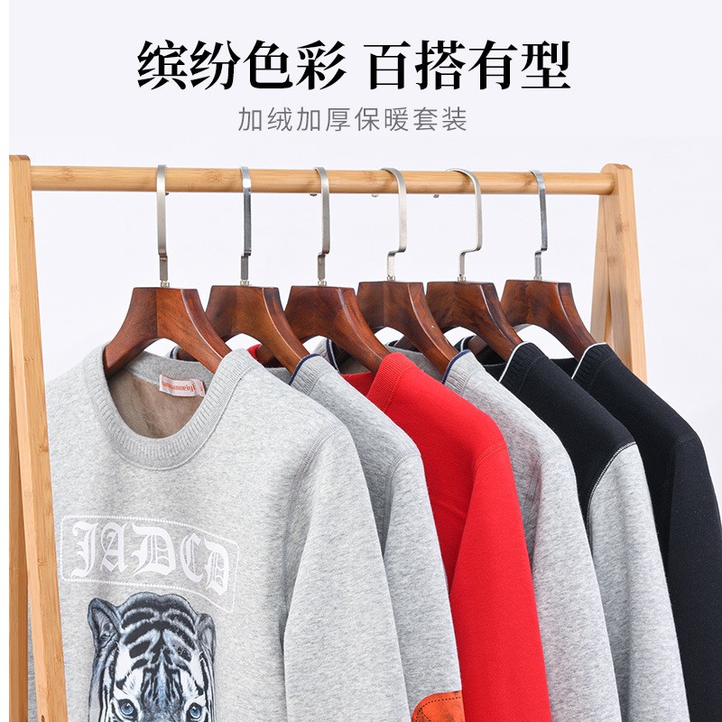 青少年保暖内衣加厚加绒男初高中生大童可外穿秋衣秋裤学生套a555