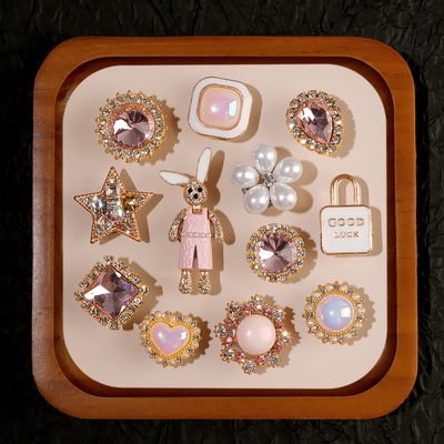 适配crocs卡骆驰洞洞鞋花巴洛克