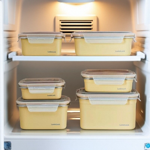 乐扣乐扣便当盒不锈钢保鲜盒食品级大容量水果收纳密封学生大饭盒