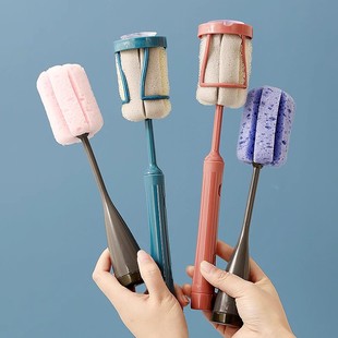 乐扣乐扣杯刷海绵卷丝家用清洁保温水杯刷可用长柄宝宝奶瓶刷杯刷