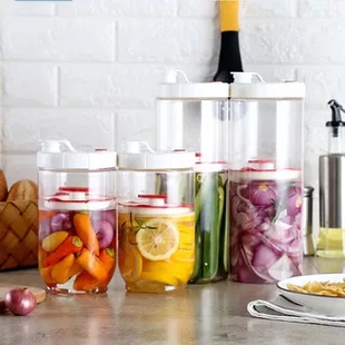 微瑕疵乐扣乐扣冰箱储物罐杂粮酵素自动排气孔泡菜酱菜酵素发酵罐