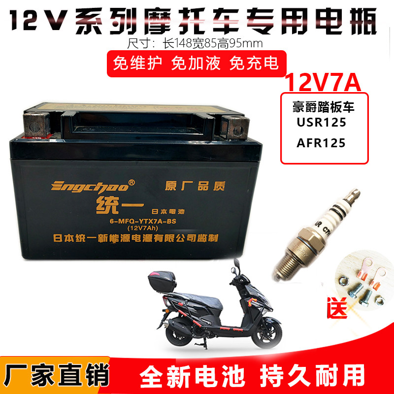 英超统一女士燃油车电池