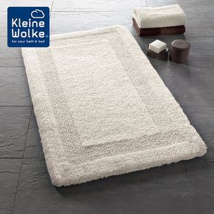 Kleine Wolke德国原装 进口浴室吸水地垫纯棉地毯家用双面干脚垫