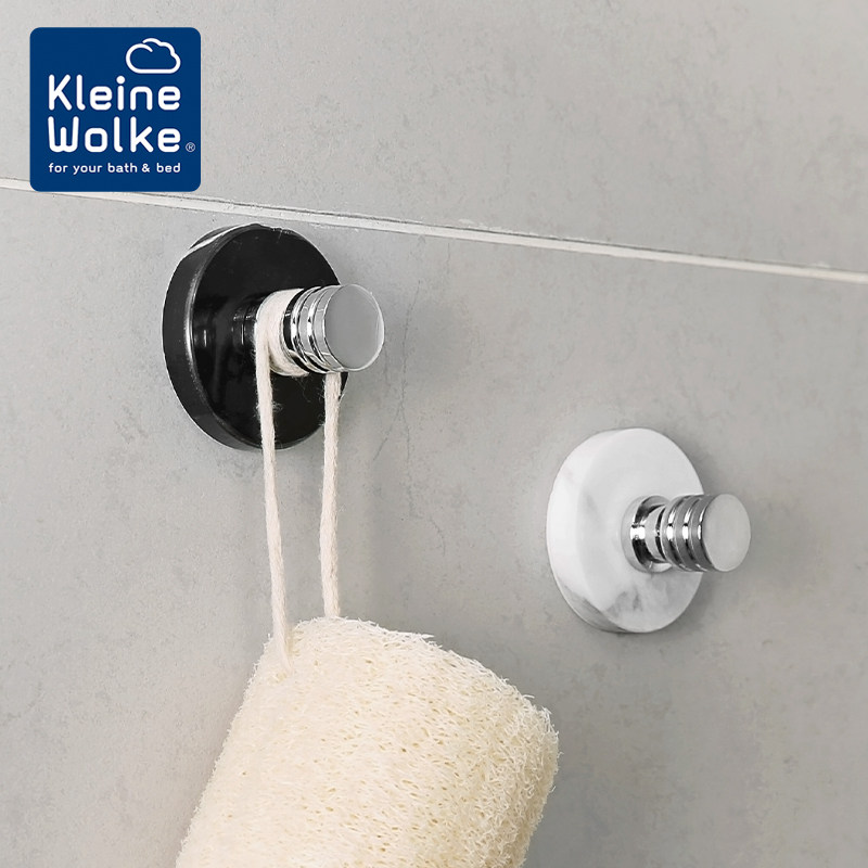 Kleine Wolke德国进口毛巾挂钩卫生间壁挂式无痕粘墙免打孔粘贴钩,家庭/个人清洁工具,粘钩,淘宝优惠券,粉丝福利购,淘宝优惠卷