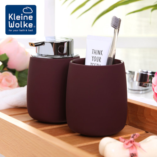 KleineWolke德国进口陶瓷刷牙杯
