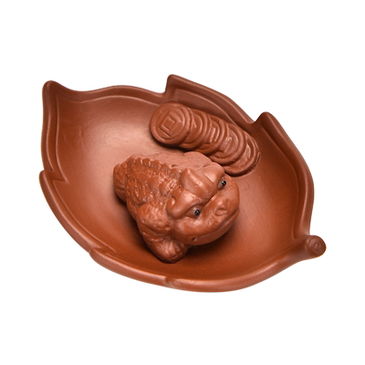 紫砂金蟾茶宠摆件精品可养茶玩