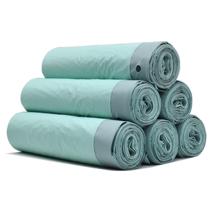 可降解抽绳垃圾袋家用加厚手提式实惠装自动收口中大号特厚塑料袋