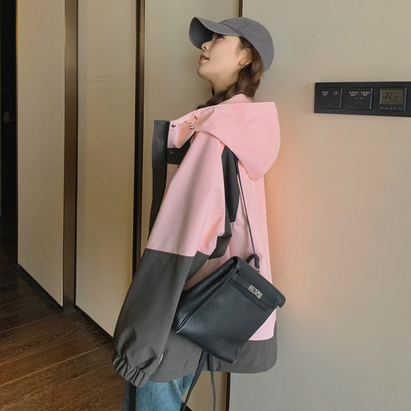 2026年新款女冬季羽绒棉服撞色连帽设计感户外工装冲锋衣加厚棉袄,女装/女士精品,棉衣/棉服,淘宝优惠券,粉丝福利购,淘宝优惠卷