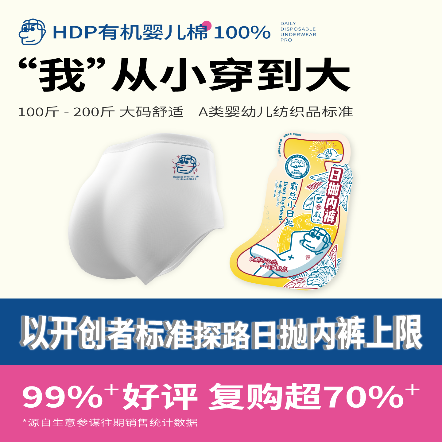 无菌纯棉免洗一次性内裤酉点戏