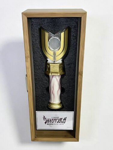 适合收纳 UR 迪迦奥特曼超人白棒变身器 tv6.0神光棒透明展示木盒