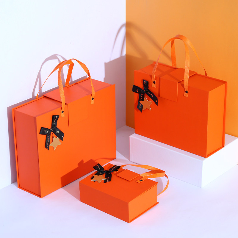 手提伴手礼礼盒礼物盒子大号ins风生日礼盒包装盒送男友礼品盒