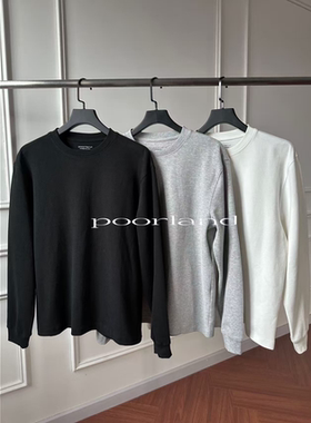 [索罗娜恒温长袖]300g蓄热保暖短宽三本针打底长袖PoorLandCX0923