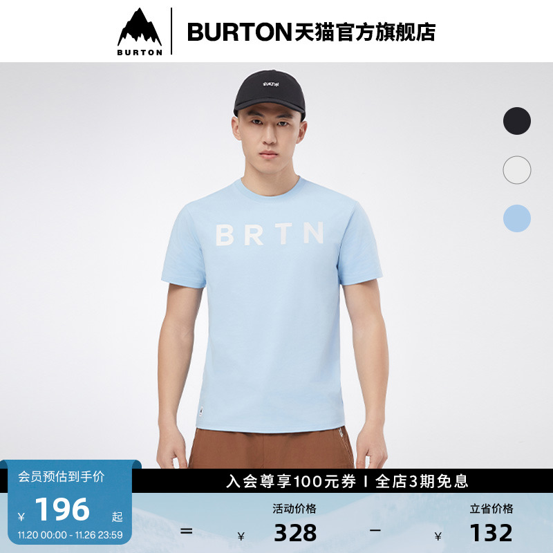 BURTON伯顿官方男女短袖T恤