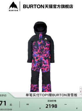 BURTON伯顿官方25-26雪季新品儿童 One Piece 连体服防泼水233701