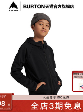 BURTON伯顿官方儿童CROWN WEATHERPROOF 外套连帽防泼水221211
