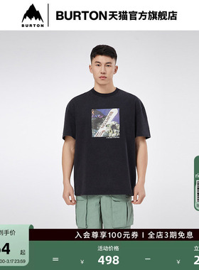 BURTON伯顿官方春夏系列男女WRT PHOTO短袖T恤圆领运动T恤876647