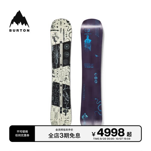 BURTON伯顿官方男女滑雪单板