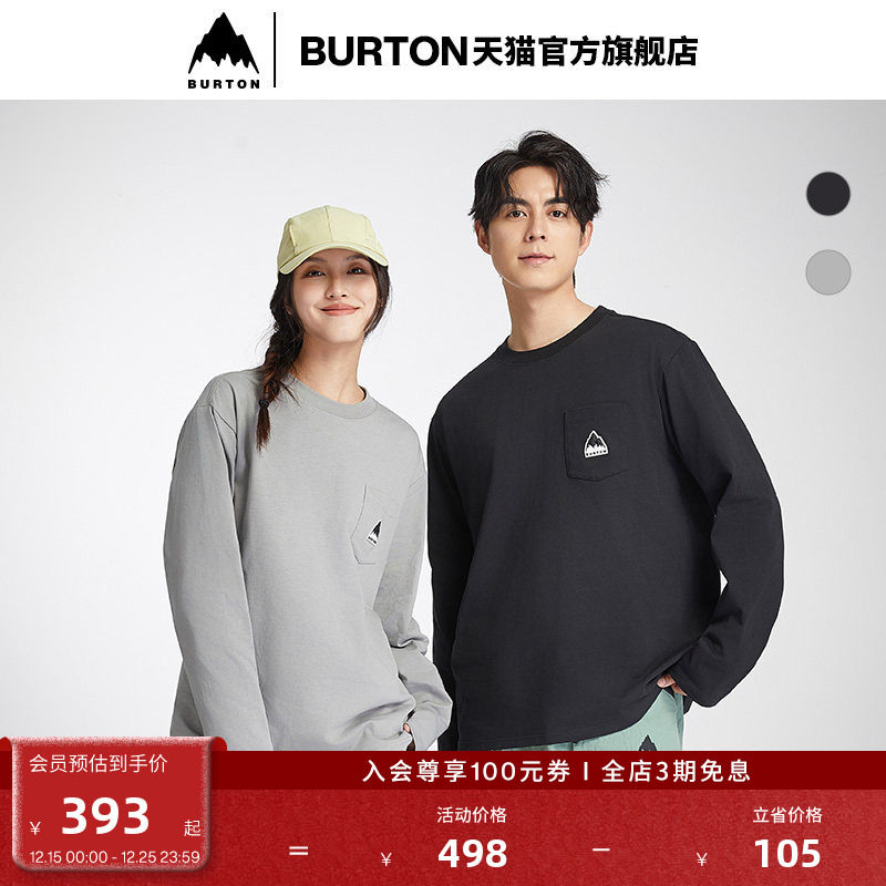 BURTON伯顿官方春夏男女长袖T恤