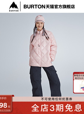 BURTON伯顿男士AK457羽绒服防泼水保暖轻薄易收纳运动户外925014