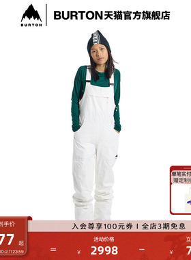 BURTON伯顿官方女士AVALON GORETEX 2L背带裤防泼水滑雪220751