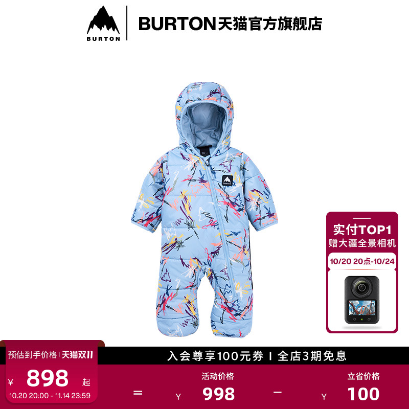 BURTON伯顿儿童连体衣裤防泼水