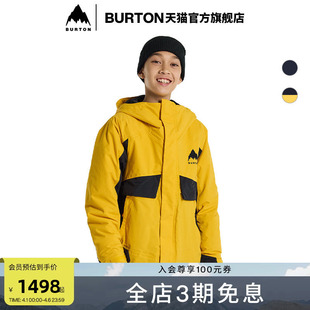 BURTON伯顿官方25 外套防泼水243121 Ascutney 儿童 26雪季 新品