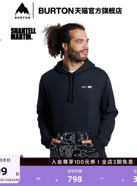 BURTON伯顿ANON & SHANTELL MARTIN联名款男士保暖连帽卫衣236341