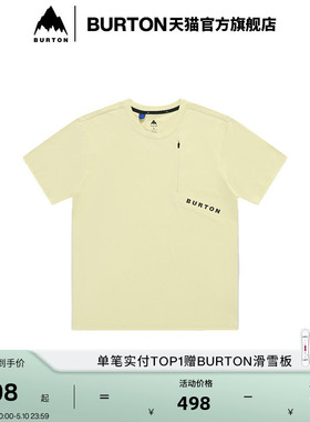 BURTON伯顿官方春夏户外系列男士QUICK-DRY短袖T恤经典圆领925221