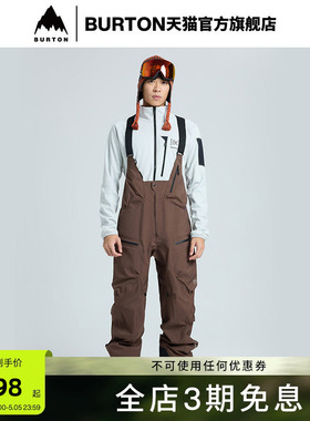 BURTON伯顿25-26雪季新品男AK457滑雪背带裤GORETEX PRO 3L926381