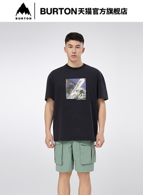 BURTON伯顿官方春夏系列男女WRT PHOTO短袖T恤圆领运动T恤876647