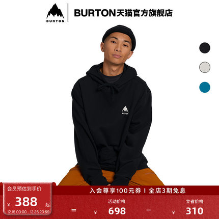 BURTON伯顿【即将下架】男女 MOUNTAIN PULLOVER 连帽卫衣203891