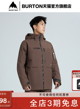 BURTON伯顿25-26雪季新品男士AK457 GORETEX 2L滑雪服舒适929461